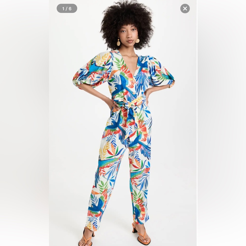NWT Farm Rio Macaw Wind Jumpsuit